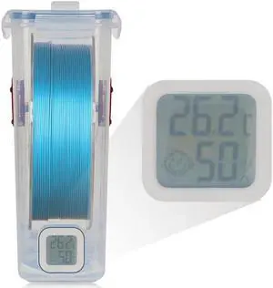SCPBOWL Drying Box for 3D Printing PLA, TPU,ABS, Nylon Filament, with Temperature and Humidity Indication, Especially Good for Use During 3D Prints Making Process
