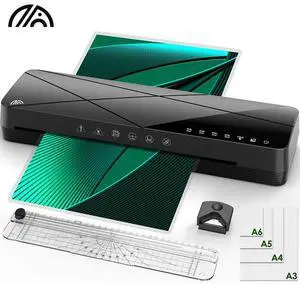 scpbowl Thermal Laminator Machine 11.7X 16.5(A3) Wide for Photos, Films, Certification Paper, Fast Preheat, Hot and Cold Lamination