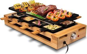 Techwood Raclette Table Grill, Electric Indoor Grill Korean BBQ