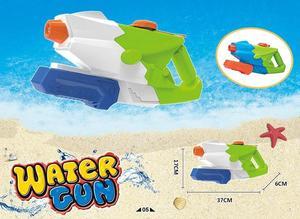 Air Pressure Water Gun Toy 950 ML Water Pistol White Blue Children Play Summer