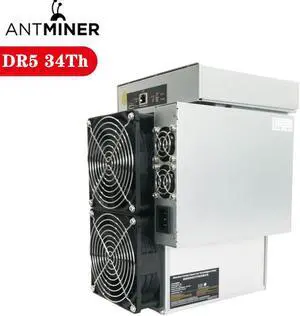 Bitmain ASIC Antminer DR5 35T 7.8TH/S Blake256R14 DCR Miner with Official Power Supply  Decred Mining Machine Antminer DR5 Blockchain miner 1800W