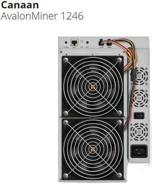 Canaan Avalonminer SHA-256 1246 83TH/s Bitcoin Miner Asic Miner Crypto BTC Mining Machine BCH 83T With Original Power Supply 3420W