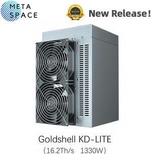 Goldshell Mining New Goldshell KD LITE 162T Hashrate KDA Miner Kadena algorithm 1330W Power Consumption Come With PSU Upgarded from KD BOX and KD6
