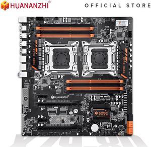 HUANANZHI X79 Dual 8D X79 Motherboard Intel Dual CPU LGA 2011 Xeon E5 DDR3 1333/1600/1866MHz 256GB M.2 NVME SATA3 USB3.0 E-ATX