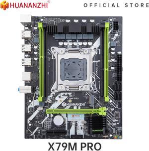 HUANANZHI X79 M PRO Motherboard Intel XEON E5 LGA2011 All Series DDR3 RECC NON-ECC memory NVME USB3.0 processor C2/V1/V2