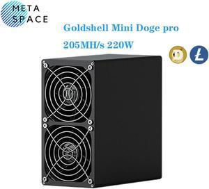 New Goldshell Mini Doge Pro LTC & Doge Miner Come With Power Supply 205MH/S 220W Upgrade Version From Goldshell Mini Doge