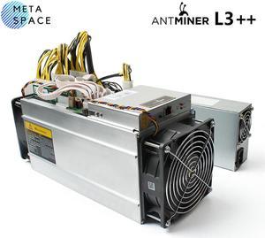 Refurbished ANTMINER L3 With power supply Scrypt Litecoin Miner 580MHs LTC Come with Doge Coin Mining Machine ASIC Blockchain Miners Better Than ANTMINER L3 L3 S9 S9i
