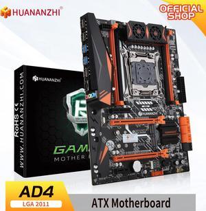 HUANANZHI X99 AD4 V2.0 X99 Motherboard with Intel XEON E5 LGA 2011-3 All Series DDR4 RECC128GB M.2 PCI-E NVME NGFF ATX Server Mainboard