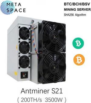 New release Bitmain Antminer BCH BTC Miner Antminer S21 200Ths 3550W Best Profitable Bitcoin Miner BTC Asic Miner S21 200T Better Than Antminer S19 Pro S19 T19