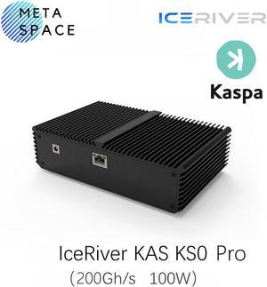 New IceRiver KS0 Pro 200Gh/S 100W KAS Miner Kaspa Mining Machine KAS Asic Mining Profitable IceRiver KAS KS0pro Miner Than KS0