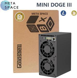 New Gold shell Mini Doge III 700MH/S 400W Without PSU LTC&Doge Coin Miner Litcoin dogecoin Miner Gold-shell Doge Miner For Home Miner Box Low Noise Better Than Mini doge II