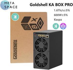 New Gold shell KA BOX Pro 1.6Th/s 600W Kaspa Miner KAS Mining Crypto Machine With PSU Kaspa Rig Asic Miner Gold shell KAS Miner Box Better Than Gold-shell KA BOX