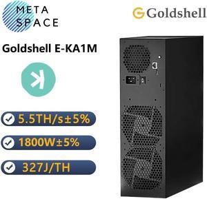 New Gold-shell E-KA1M KAS Miner 5.5TH/S 1800W KAS Mining Rig Low Noise WiFi Version Kaspa Miner With PSU Asic KAS Server