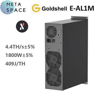 New Gold-shell E-AL1M 4.4Th/s 1800W Alephium Miner Gold-shell ALPH Mining Machine Gold-sehll ALPH Miner Good Profitable Gold shell AL1M ALPH Miner Machine