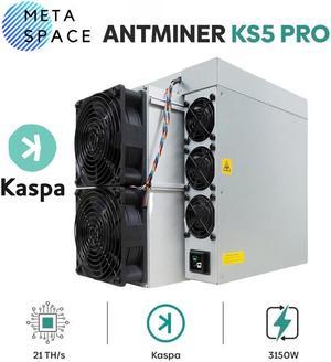 Antminer KS5pro 21TH/s 3150W Kaspa Miner Antminer KS5 Pro Best Powerful KAS Mining KS5 Pro Crypto KAS Miner KHeavyhash Mining Kaspa Miner Machine