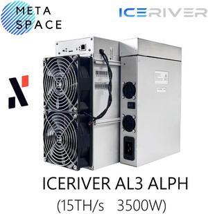 New IceRiver AL3 15Th/s 3500W Alephium Miner Iceriver ALPH Mining Machine Blake3 algorithm PSU Included APHL AL3 ASIC Miner RIg