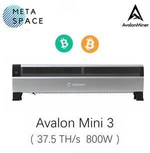 New Canaan Avalon Mini 3 Home Bitcoin Miner 37.5Th/s 800W BTC Miner Avalon Mini3 Bitcoin Mining Low Noise for home btc mining