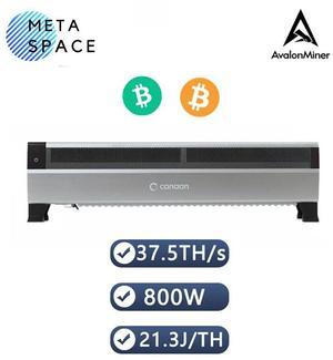 New Canaan Avalon Mini 3 Home Bitcoin Miner 37.5Th/s 800W BTC Miner Household Baseboard Heater That Can Generate Bitcoin