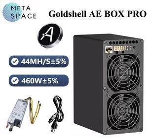 New Gold-shell AE-BOX Pro 44Mh/s 460W Aleo Coin Miner Home Mining Silent AE BOX Pro ALEO Miner AEBOX PRO ALEO Mining Machine
