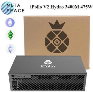 New ETC Miner iPollo V2H ETC Coin Miner 3.4Gh/s 475W EtHash Algorithm ipollo ETC ASIC Miner IPollo V2 Hydro ETC Mining Than Ipollo V1H