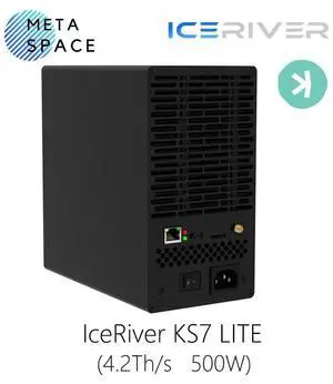 ICERIVER KS7 LITE Kaspa Miner KAS KS7 LITE 4.2Th/s 500W 100-240V support with PSU Iceriver KAS Miner ASIC Miner Kaspa KS7Lite