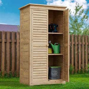  Giantex Folding Camping Storage Cabinet with 3 Shelves