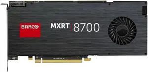 Barco K9306048 MXRT-8700 16 GB Medical Graphics Card Display Controller - GDDR5 - PCIe 3.0 x16 - 224 GB/s - 130 Watts