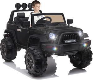 12V Kids Electric Truck Car With Remote Control Black