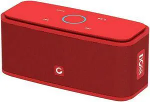 DOSS Portable Touch Control  Bluetooth Speakers 2*6W Wireless Stereo Bass SoundBox TF Bluetooth 4.0 Speakers Red