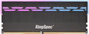 KingSpec DDR4 RAM RGB 8GB Memory Module 3200 MHz 288-Pin 1.35V UDIMM with Heatsink for Computer Desktop PC Memories Module Gaming