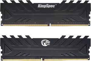 KingSpec DDR4 RAM 16GB (2 x 8GB) 288-Pin DDR4 SDRAM Memory Module 3200 MHz 288-Pin UDIMM with Heatsink for Computer Desktop PC Memories Module Gaming