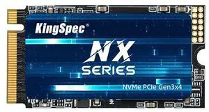 The KingSpec Solid State Drive NX Series 2TB M.2 2242 PCIe 3.0 x 4 NVMe 1.3 SSD High-Performance for PC Laptop Desktop Ultrabook and Portable Device Upgrade Motherboard 2TB M.2 2242