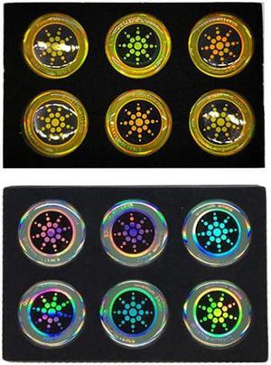 12Pcs Round Quantum Shield Sticker Anti Radiation Protection Mobile Phone Sticker for Cellphone EMF Protector
