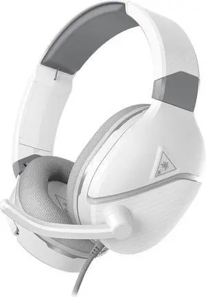 Turtle Beach Recon 200 Gen 2 Wired Multiplatform Gaming Headset, Xbox, PS5 | Xbox Series X|S & Xbox One, PlayStation, PS4, PC, Powered Bass Boost, Flip-to-Mute Mic, Mic Monitoring, Memory Foam, White Turtle Beach Recon 200 Gen 2 Wired Multiplatform Gaming Headset, Xbox, PS5 | Xbox Series X|S & Xbox One, PlayStation, PS4, PC, Powered Bass Boost, Flip-to-Mute Mic, Mic Monitoring, Memory Foam, White