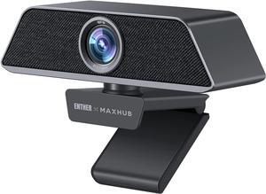 4K Stream Webcam with Microphone,Autoframing,Ultra 4K HD Video Calling,Noise-Canceling mic,HD Auto Light Correction,Wide Field of View,Works with  Teams,Zoom,Google Voice