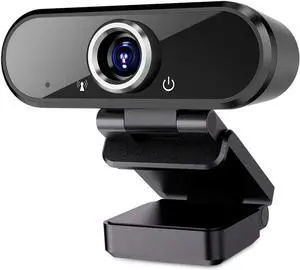 Youlisn Webcam with Microphone, 1080P Full HD Webcam Streaming Computer Web Camera for Video Calling Conferencing Recording, USB Webcams for PC Laptop Desktop