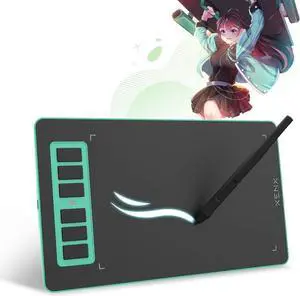 XENX P1 MacOS and Android Supported Graphic Drawing Tablet P1-640 6x4 inch with 6 Shortcut Keys, 8192 Pressure Levels Battery-Free Pen for Digital Art, Design, E-Learning/Online Classes, OSU Gaming