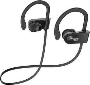 Bluetooth Headphones, Deep Bass Wireless Running Headphones w/16 Hrs Playtime, Bluetooth Earbuds in-Ear w/Earhooks, IPX7 Waterproof Sports Earphones with Microphone for Calls
