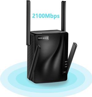 WiFi Extender - WiFi Booster,2100 Mbps,WiFi Range Extender,WiFi Repeater,Wireless Extender for Home,5G&2.4G Dual Band,Gigabit Port&WPS Button,360 Degree Full Coverage