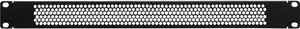 Navepoint 1U Blank Rack Mount Panel Spacer with Venting for 19-Inch Server Network Rack Enclosure Or Cabinet Black