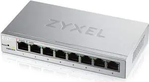 Zyxel 8-Port Gigabit Easy Web Managed Plus Switch, Sturdy Metal, QoS, WebGUI, Jubmo Frames, VLANs, DHCP Client, IGMP Snooping, Link Aggregation, GS1200-8 (8-Port Smart Plus Web Managed)