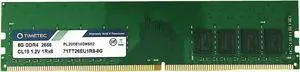 Timetec Hynix IC 8GB DDR4 2666MHz PC4-21300 Unbuffered ECC 1.2V CL19 1Rx8 Single Rank 288 Pin UDIMM Server Memory RAM Module Upgrade (8GB)