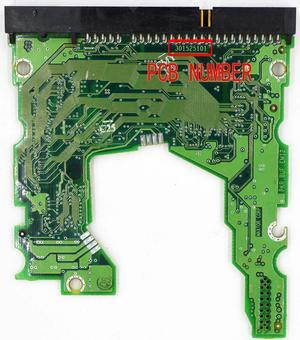 IDE Hard disk circuit board BOARD NUMBER:  301525101 PKR.BUF.EMI2 / MAIN CONTROLLER IC : 040111600