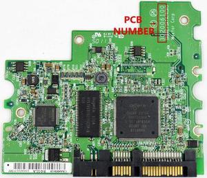 SATA Hard disk circuit board BOARD NUMBER:  302006100 / MAIN CONTROLLER IC : 040121300