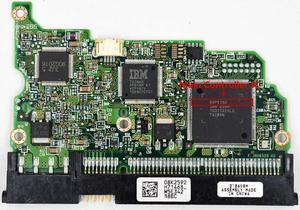hard disk circuit board : B 36H6529 01 F 36H6529 01 / Master control chip:  66P5192 / STICKERS: 08K2592