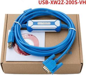 For OMRON PLC programming cable CQM1H/CPM2C series USB-XW2Z-200S-VH
