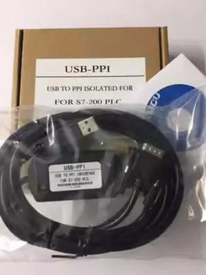 For Siemens PLC programming cable S7-200CN download cable USB-PPI black cable For Siemens PLC programming cable S7-200CN download cable USB-PPI black cable
