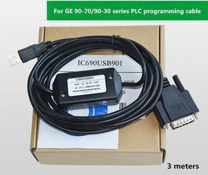 For GE 90-70/90-30 series PLC programming cable download cable IC690USB901