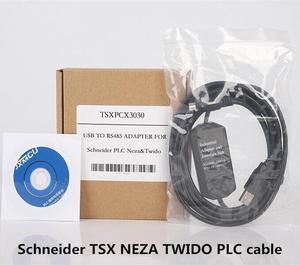 For Schneider TSX NEZA TWIDO PLC programming cable TSXCUSB485 download TSXPCX3030