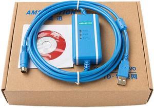 For Mitsubishi Q series Isolated PLC data cable USB-QC30R2+ connector